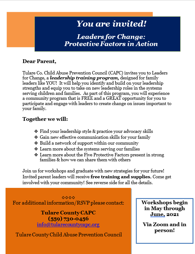 Child Abuse Prevention Leadership Training Program 