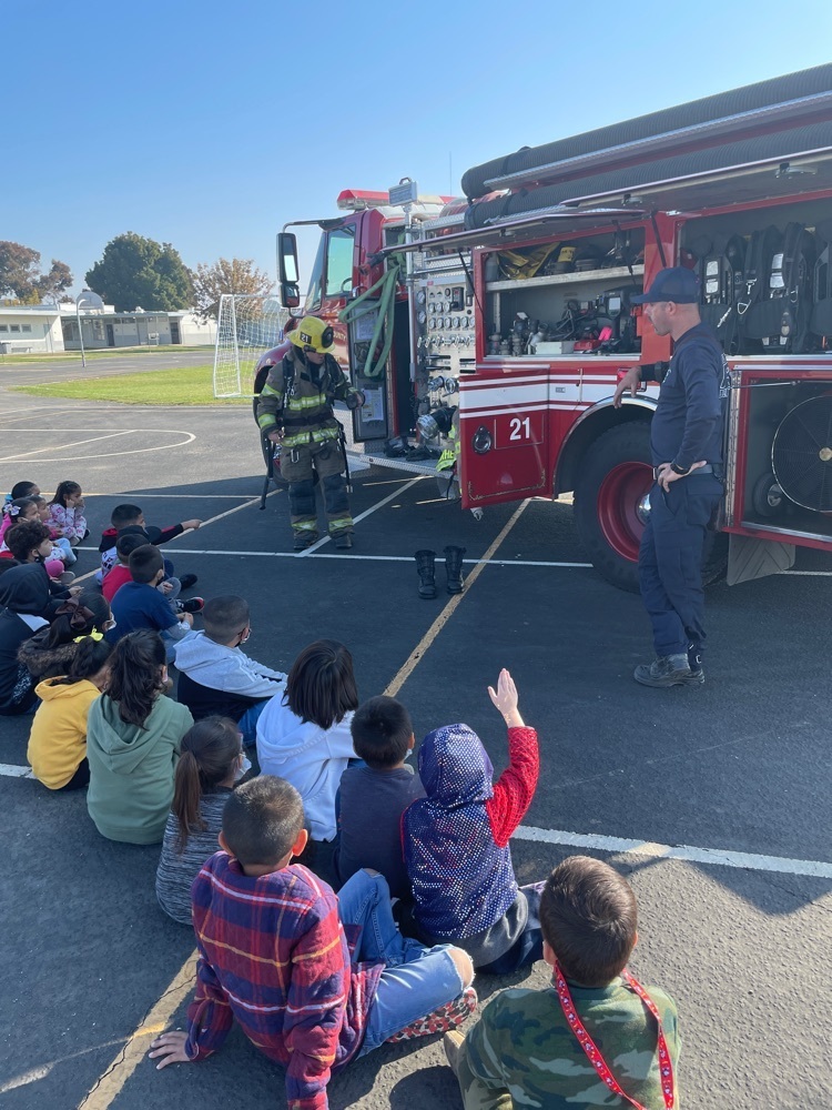 TK-Kinder and First grade.  Fire safety. 